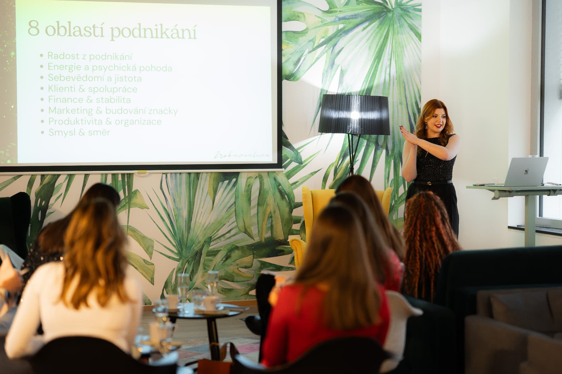 Prezentace 8 oblastí podnikání na workshopu